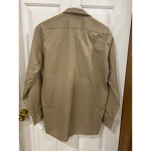 DICKIES MENS SHIRT 2 POCKET SIZE SMALL POLYESTER COTTON - Picture 2 of 4